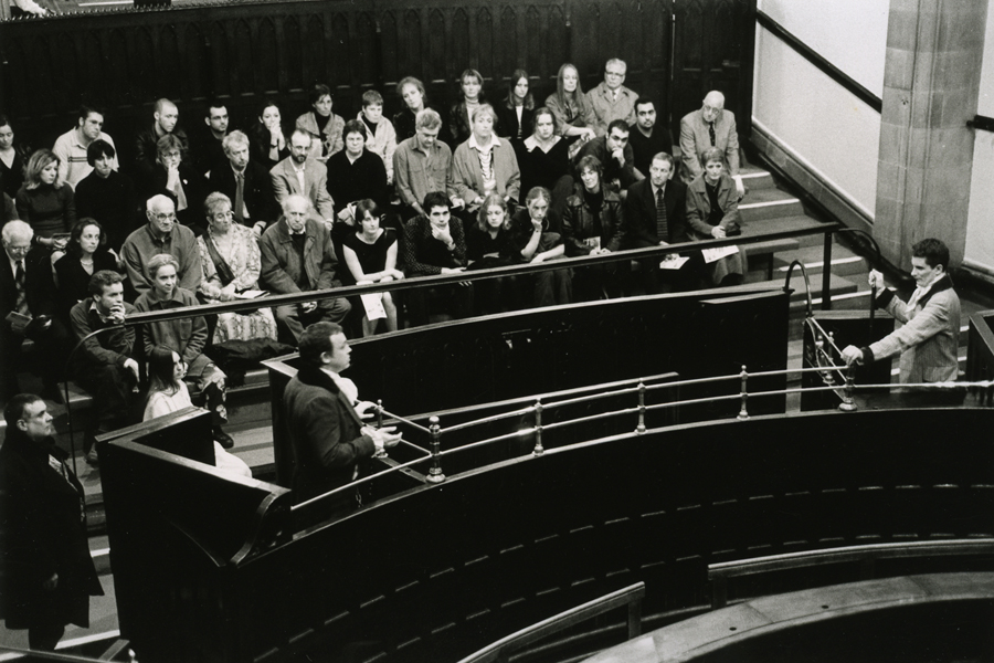 Measure for Measure: Ian Blower (Escalus) Hanneke Blower (Juliet) Nicolas Camm (Claudio) & Marc Goodall (Lucio)